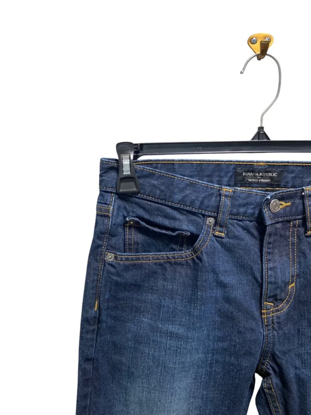 Banana Republic Mens Vintage Straight Leg Jeans Blue Size 30x32 Minimalist Denim